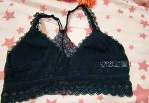 Black Lace Bralette Top