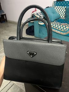 Black chic office bag