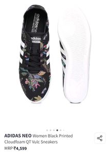 Floral Adidas Neo Sneakers