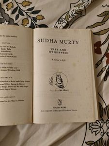 Sudha Murty Wise and Otherwise Book