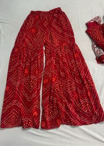 Festive Bandhani Gharara