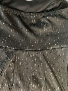 La Chateau Black Sequin Mini Dress
