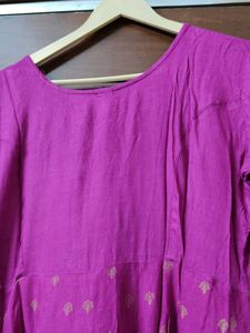 Beautiful Magenta Anarkali Suit with Dupatta