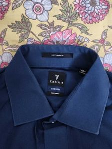 Classic Navy Blue Men's Shirt