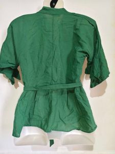 Stylish Green Kimono Top 32"-34"