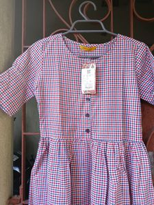 Beautiful New Stylish Cotton Dress With Tag