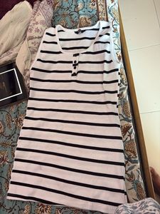 Classic Striped Sleeveless Top