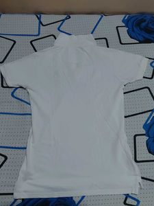 Kid's White Polo T-Shirt