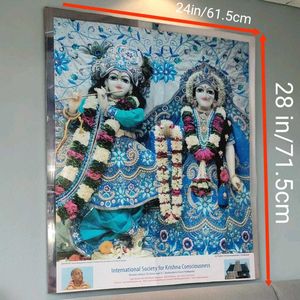RADHA KRISHNA HARD LAMINATED PHOTO XL