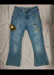 Light Wash Bootcut Denim Jeans