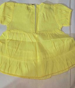 Cute Yellow Polka Dot Baby Dress