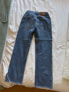 Zara The High Waist Ankle Straight Jeans