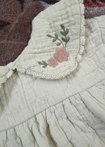 Floral Embroidered Baby Dress
