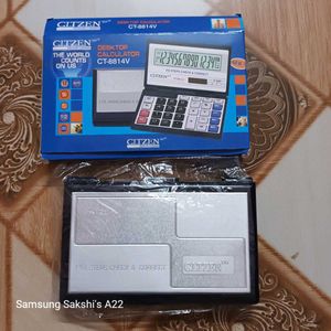 Vintage GLTZEN Calculator CT-8814V