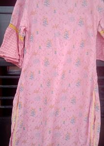 Pink Biba Kurta Pant Set.... 🌹❤