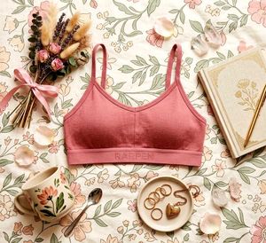 Comfortable Pink Sports Bra