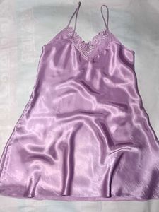 silk crepNightgown Slip Dress