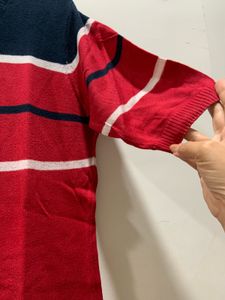 Teamspirit Classic Striped Knit T-shirt