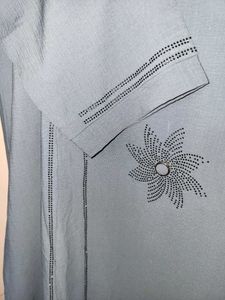 Embellished Blue Kurta