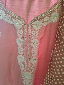 Embroidered Kurta Set with Dupatta