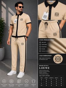 Men's Navy Blue Tracksuit Set