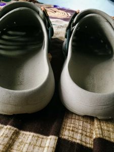 Comfortable Light Grey Clogs