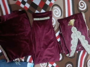 Party Wear Velvet Suit With Pant &amp; Dupatta In