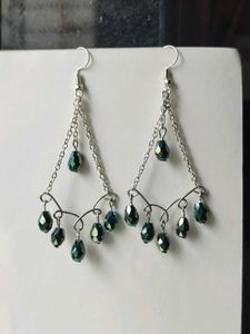 Handmade Beaded Chandelier Y2K Earrings