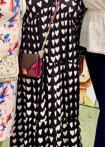 black maxi dress