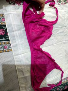 Elegant Lace Bra and Panty Set briefs
