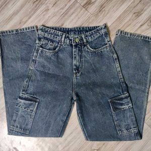 y2k grunge blue jeans