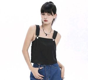black pinafore top.🖤🎀