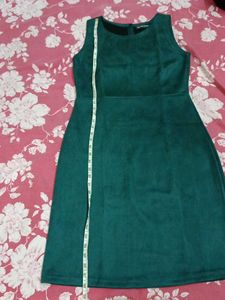 Elegant Green Dress with Jacket