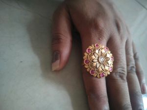 Stunning Antique Gold Plated Ring