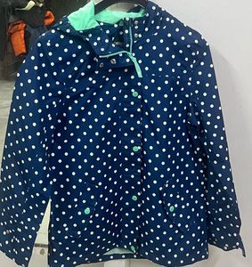 Cute Polka Dot Rain Jacket