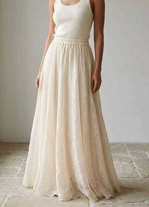 Elegant Cream skirt length 41