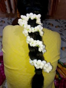 Handmade Crochet Hair Garland