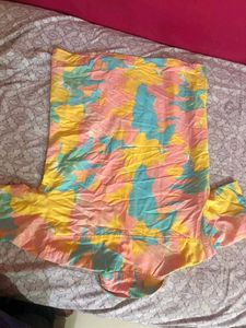 Vibrant Tie-Dye Short Sleeve Shirt