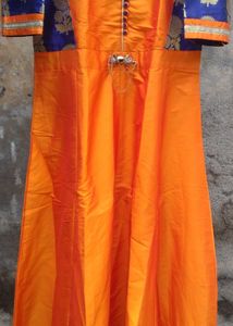 Beautiful Orange One Piece Dress 👗
