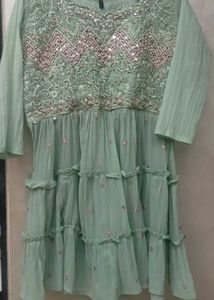 wedding wear frock and ghaghra