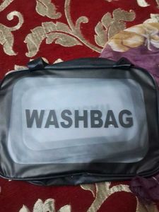 Black Wash Bag for Travel