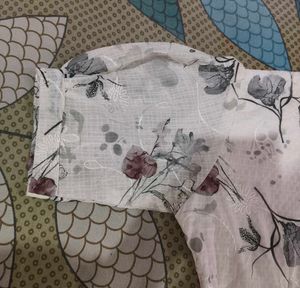 Floral Print Short Sleeve Dress