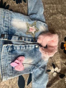 Preety Jacket Dress For Baby Girl. .