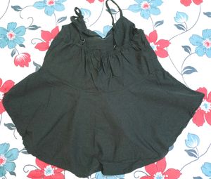 Black Flowy Cami Top