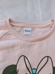 Pink Minnie Mouse Graphic Sweatshirt