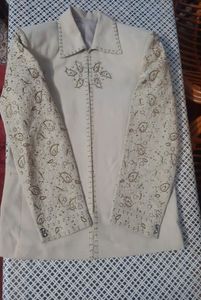 Unique Paisley Embellished Blazer