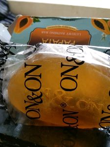 ON and O N PAPAYA SOAP