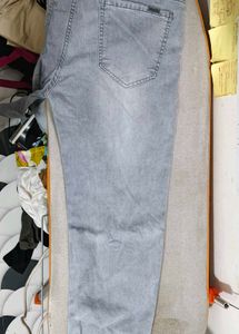 Premium Light Grey Stretch Jeans - Jeep Spirit