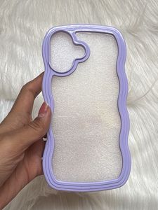 Cute Purple Wavy iPhone16 Case