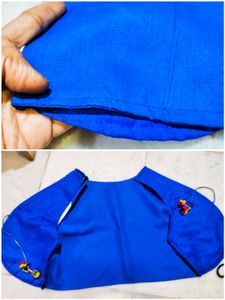 Embroidered Blue Ethnic Jacket